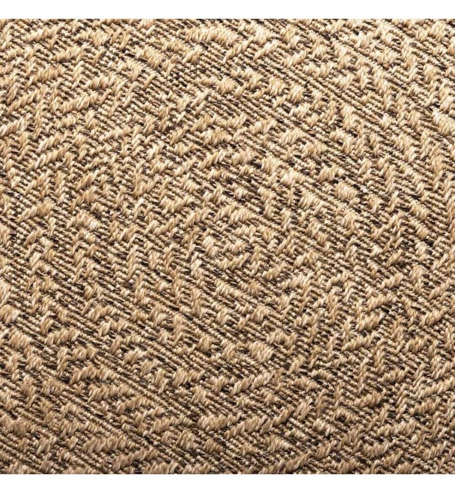 Tapis ZIZUR 160x230 cm aspect de jute intérieur et extérieur