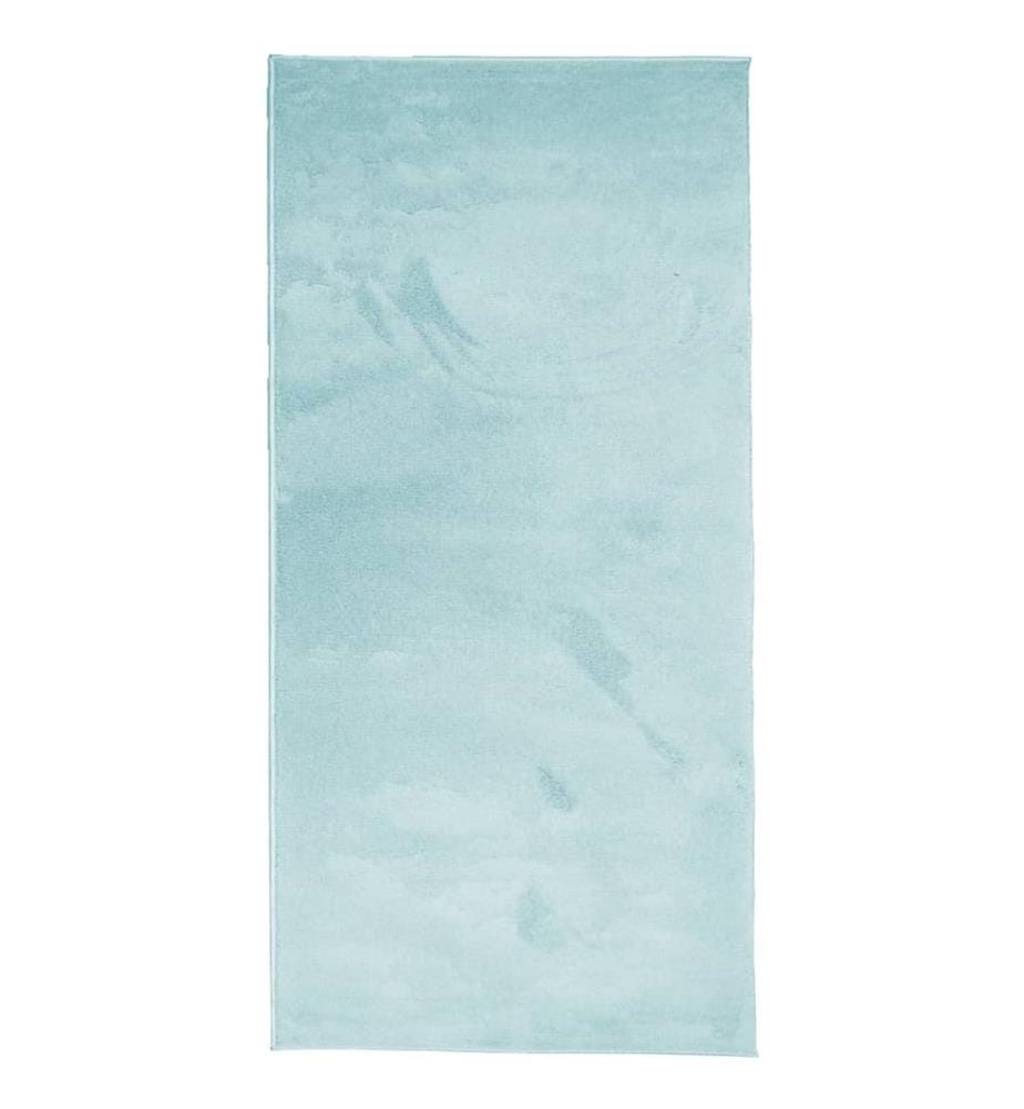 Tapis OVIEDO à poils courts vert 100x200 cm