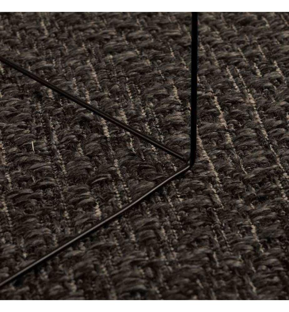 Tapis ZIZUR 200x290 cm aspect de jute intérieur extérieur