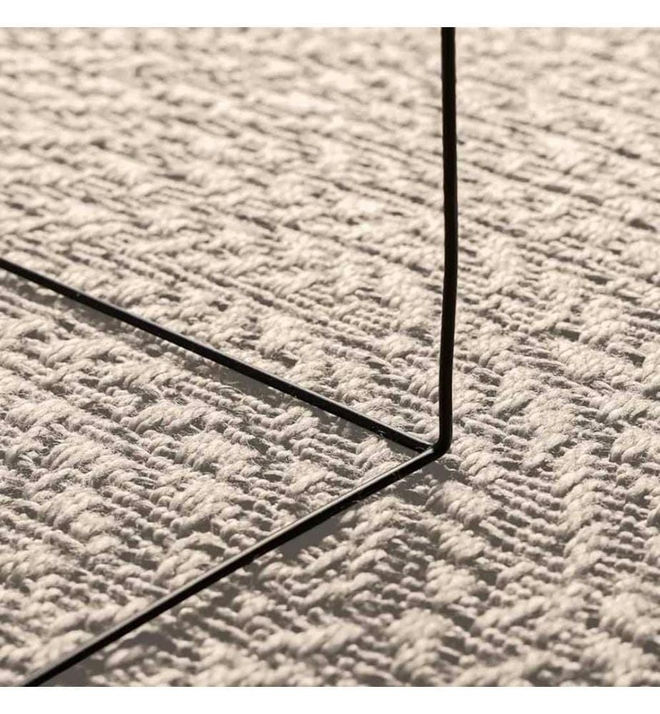 Tapis ZIZUR crème 160x230 cm aspect de jute intérieur extérieur