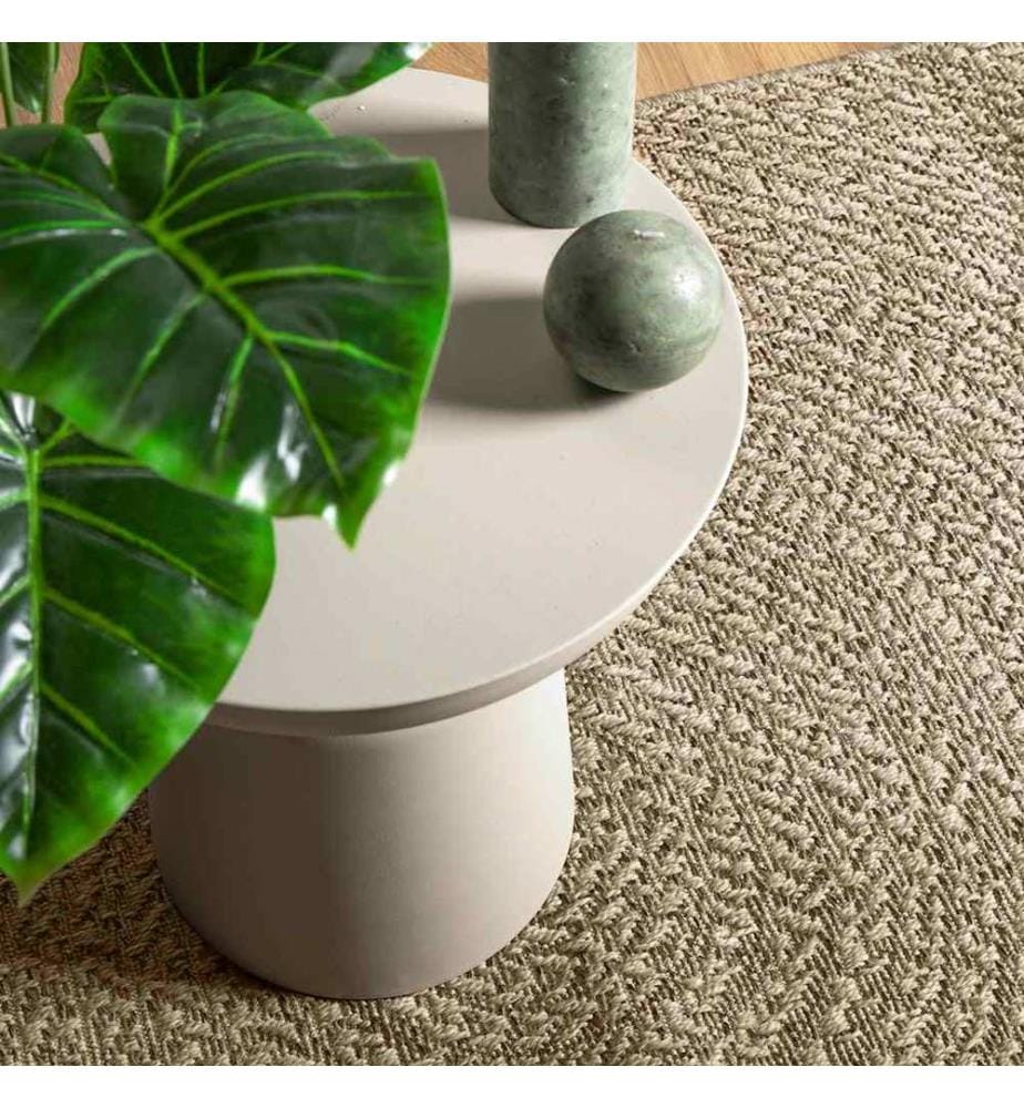 Tapis ZIZUR beige 120x170 cm aspect de jute intérieur extérieur