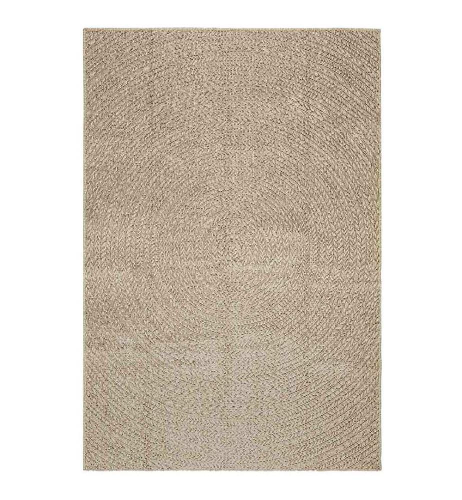 Tapis ZIZUR beige 140x200 cm aspect de jute intérieur extérieur