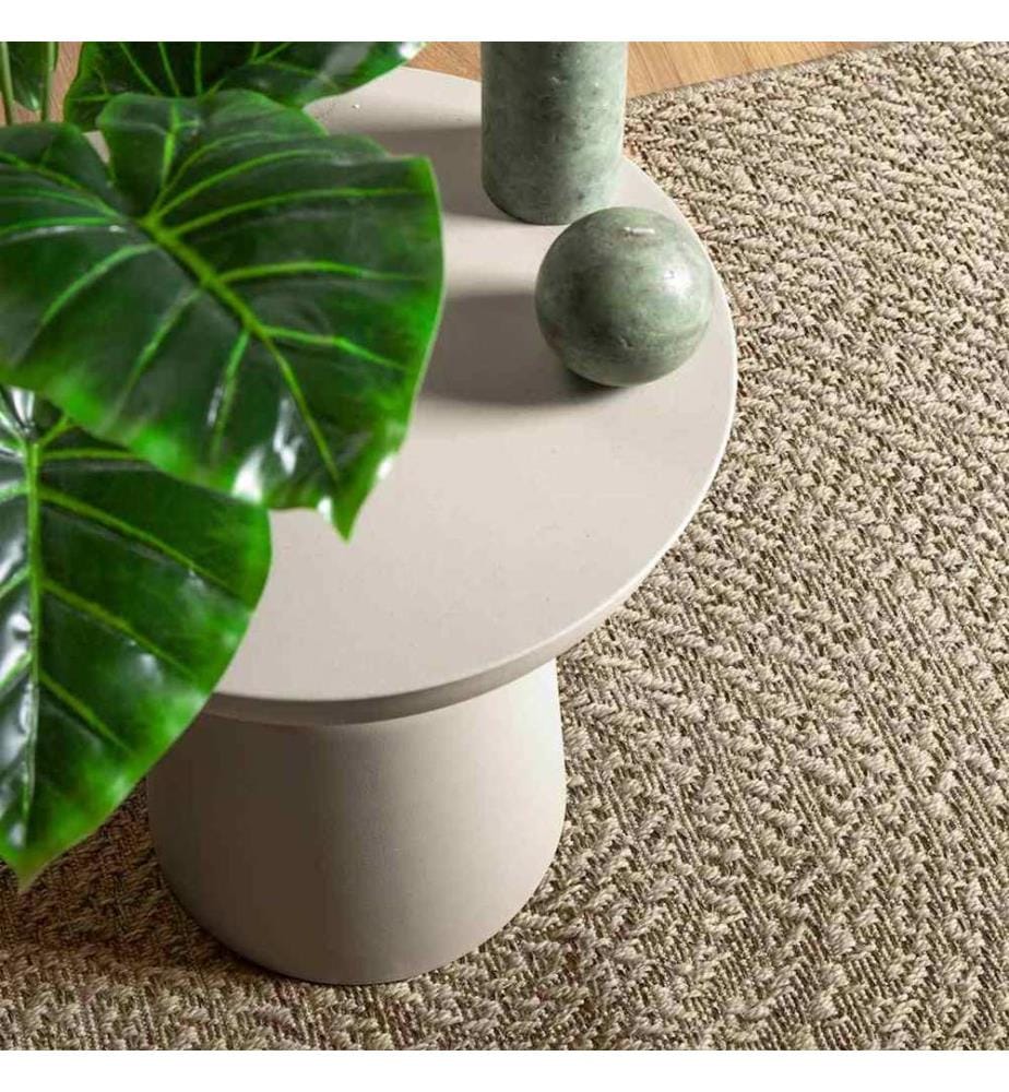 Tapis ZIZUR beige 140x200 cm aspect de jute intérieur extérieur
