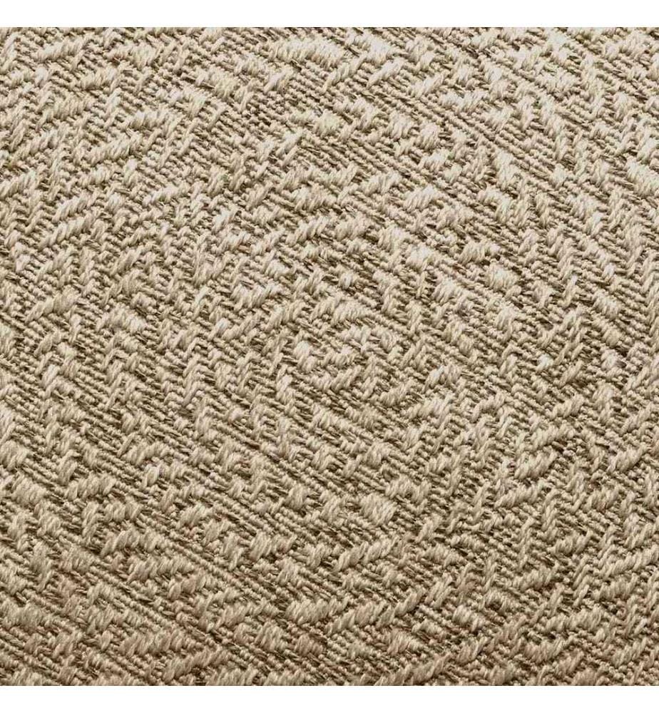 Tapis ZIZUR beige 140x200 cm aspect de jute intérieur extérieur