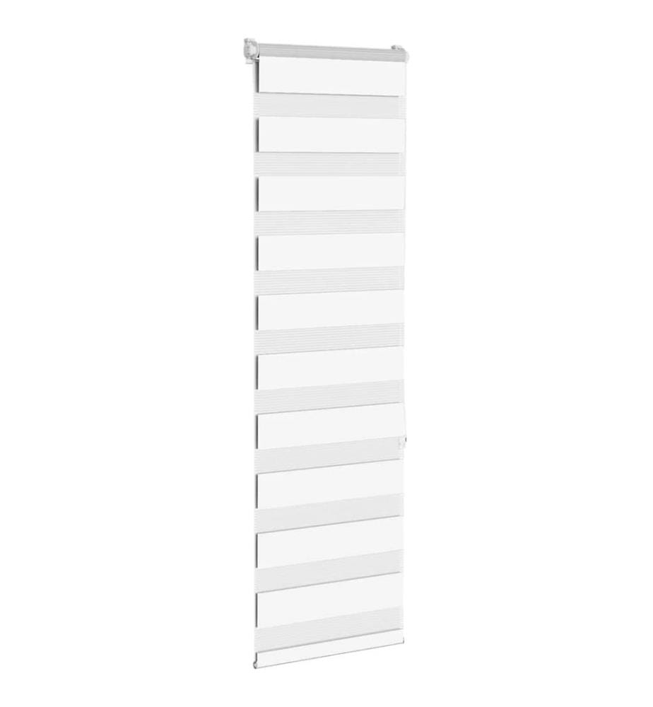 Doppelrollo Weiss 50x150 cm Stoffbreite 45,9 cm Polyester