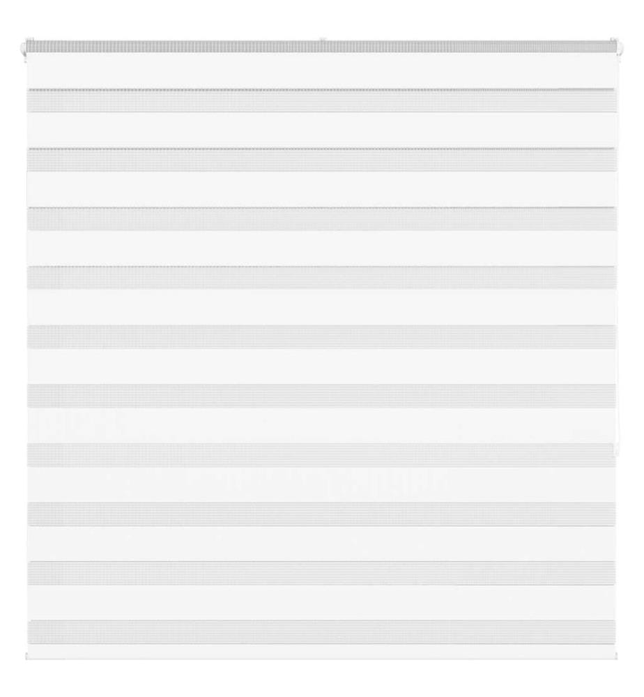 Doppelrollo Weiss 140x150 cm Stoffbreite 135,9 cm Polyester