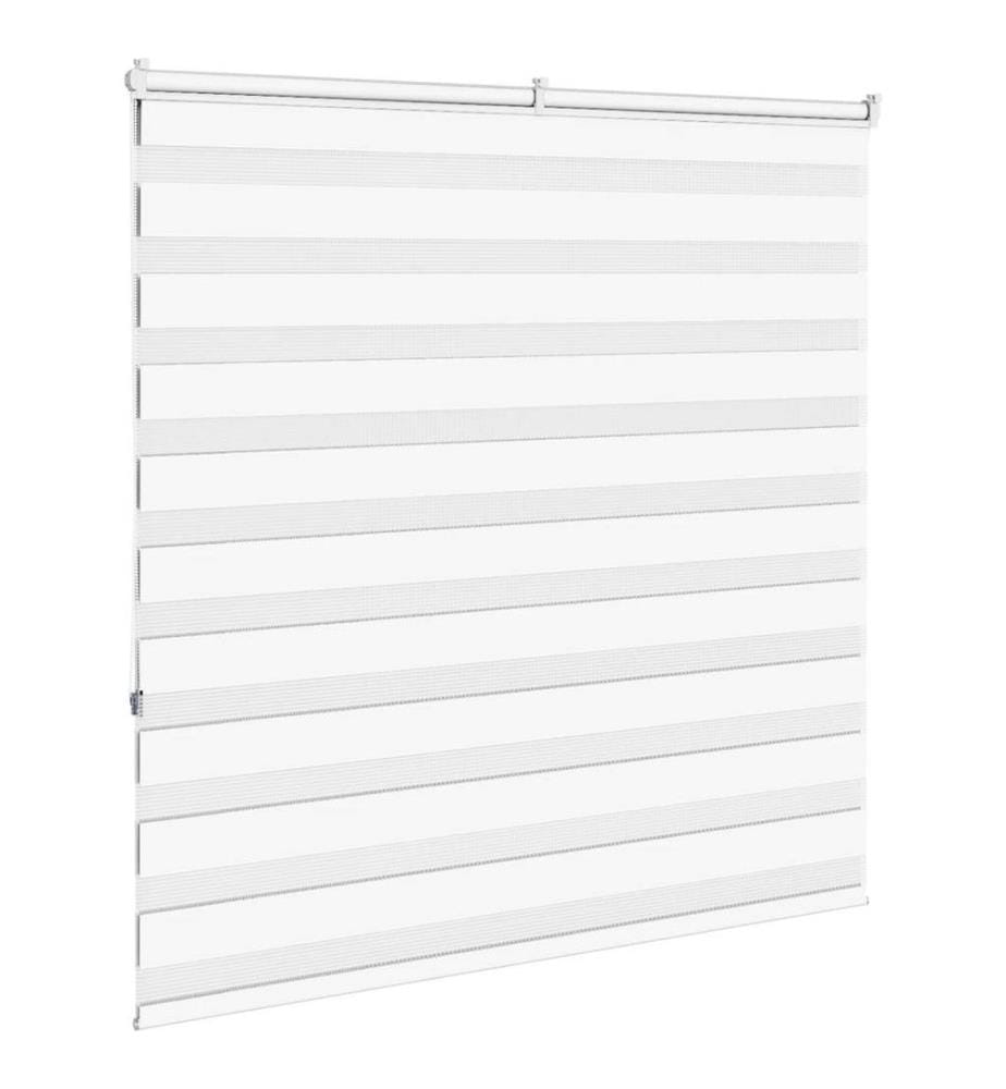 Doppelrollo Weiss 140x150 cm Stoffbreite 135,9 cm Polyester