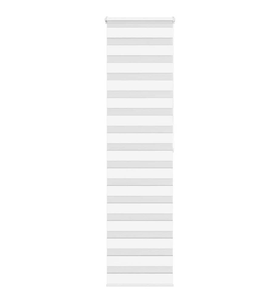 Doppelrollo Weiss 60x200 cm Stoffbreite 55,9 cm Polyester