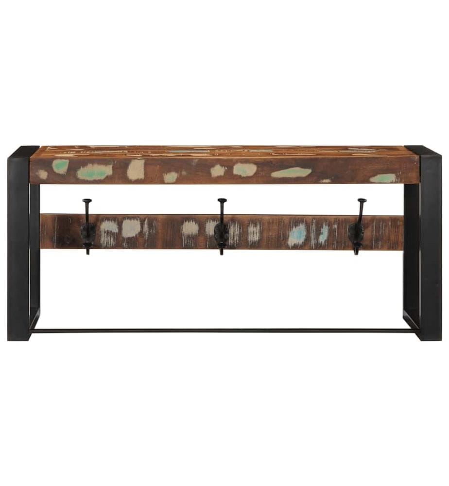 Garderobe Mehrfarbig 80x35x35 cm Altholz Massiv