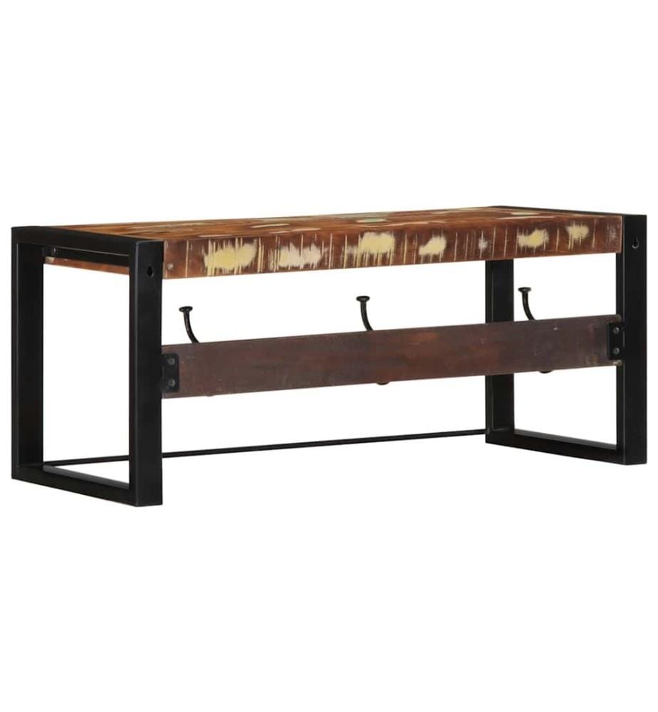 Garderobe Mehrfarbig 80x35x35 cm Altholz Massiv