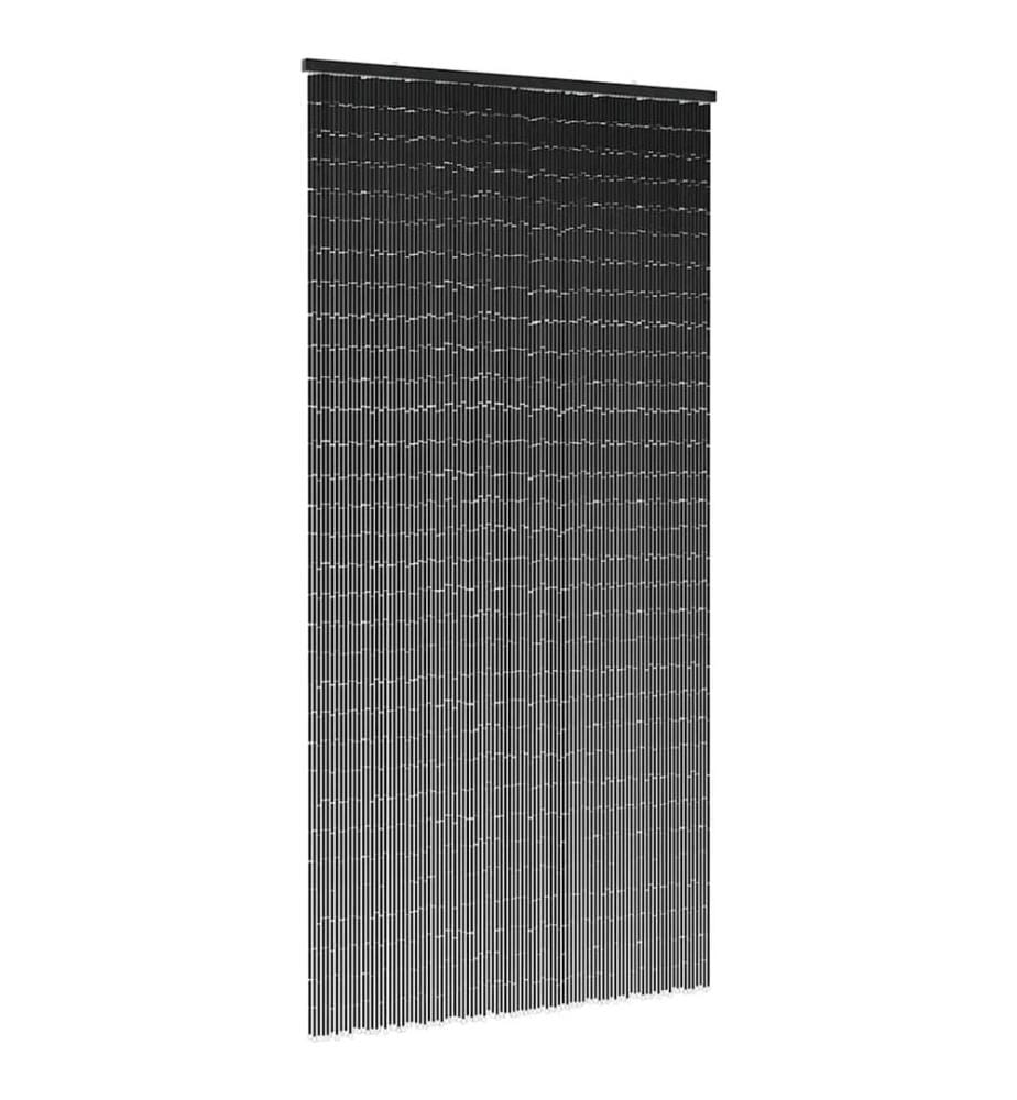 Insekten-Türvorhang Dunkelgrau 90x220 cm Bambus