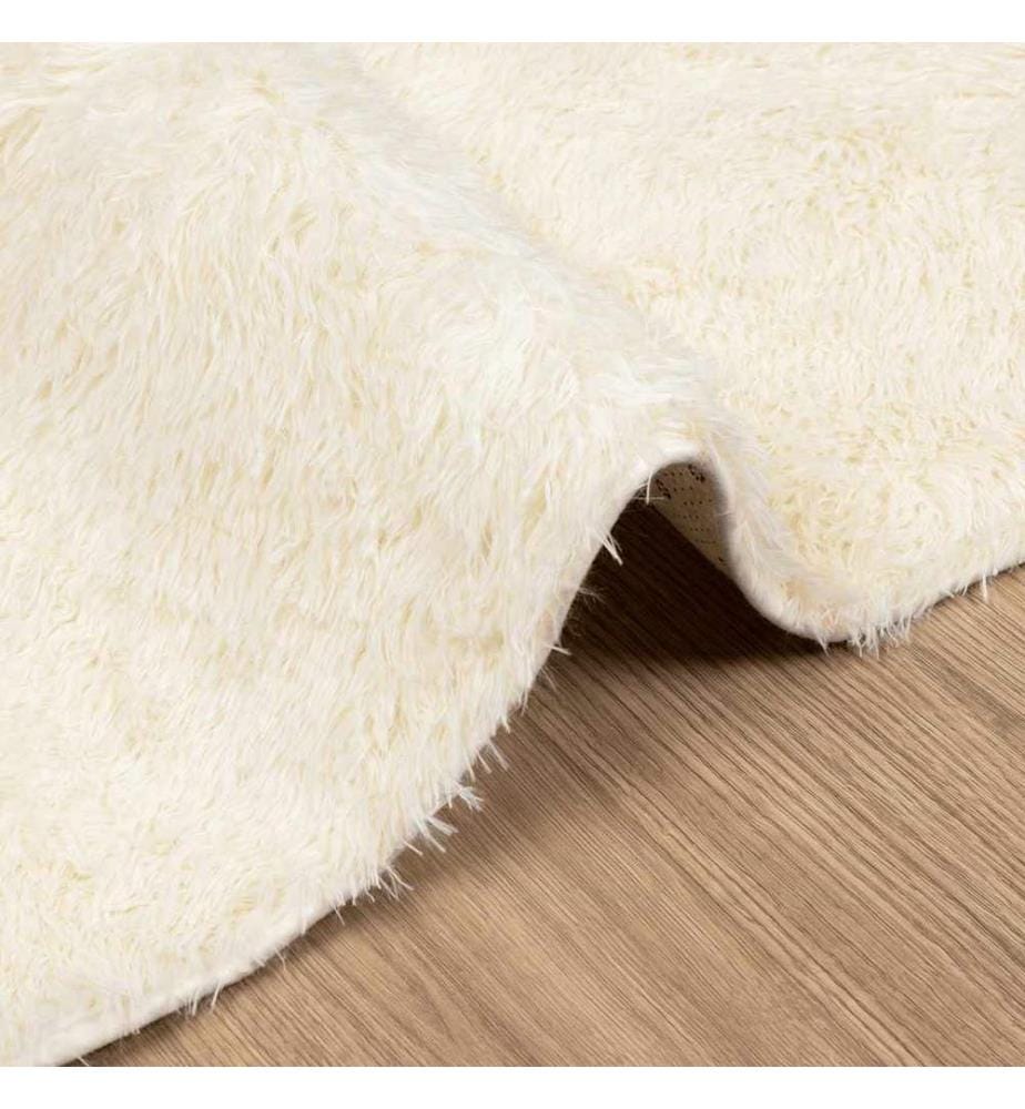 Teppich Shaggy Hochflor NAVARRA Creme 160x230 cm Polyester