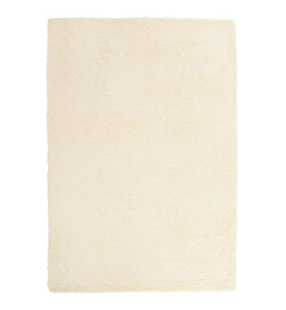 Teppich Shaggy Hochflor NAVARRA Creme 200x290 cm Polyester