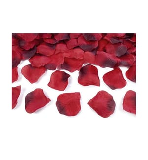 PARTYDECO - Streudeko Rosen mit dunklem Rand, 500 Stück, Rot