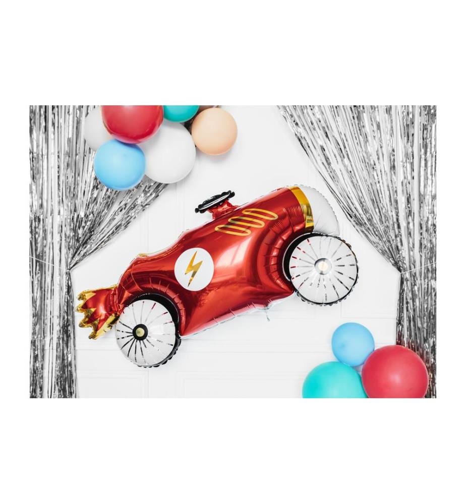 PARTYDECO - Folienballon Car Rot