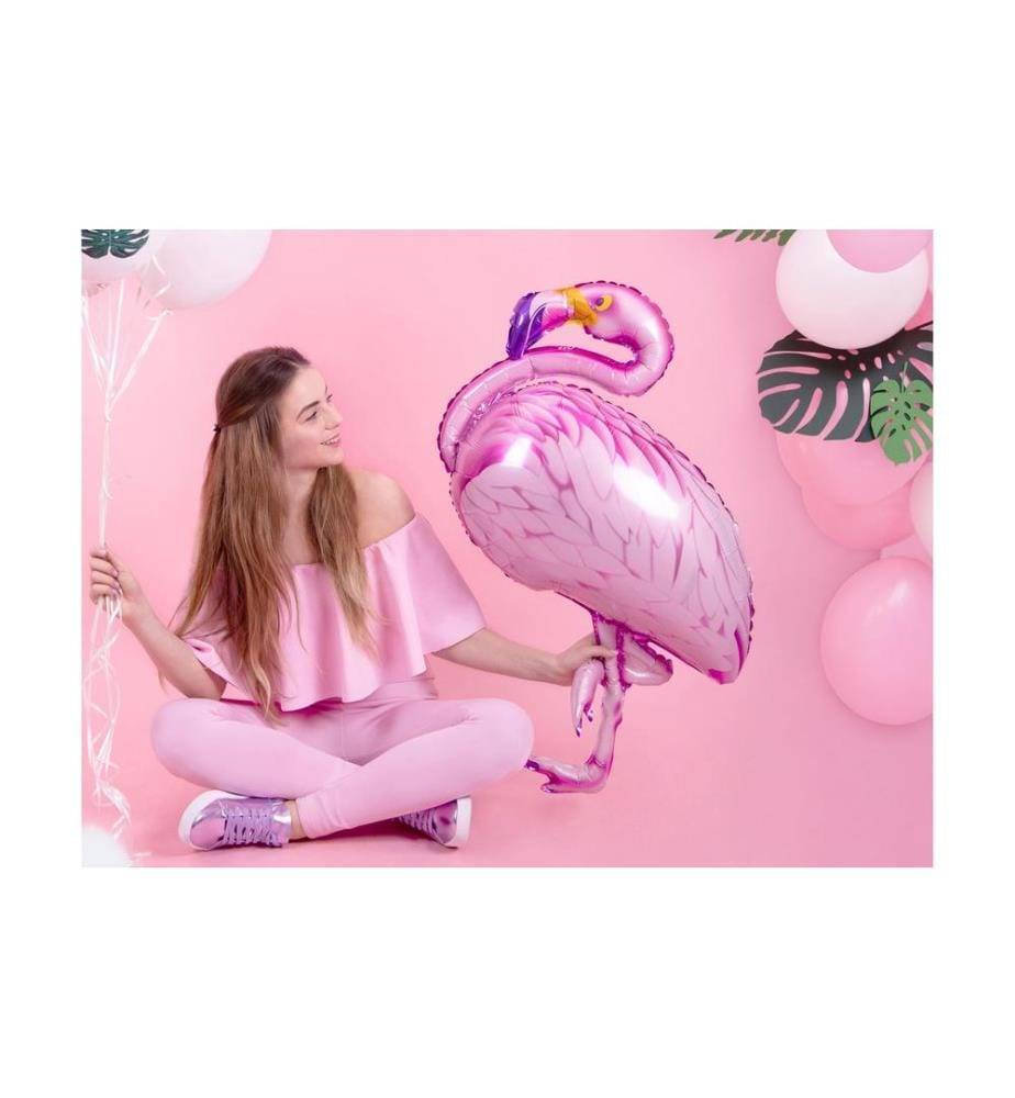 PARTYDECO - Folienballon Flamingo Pink