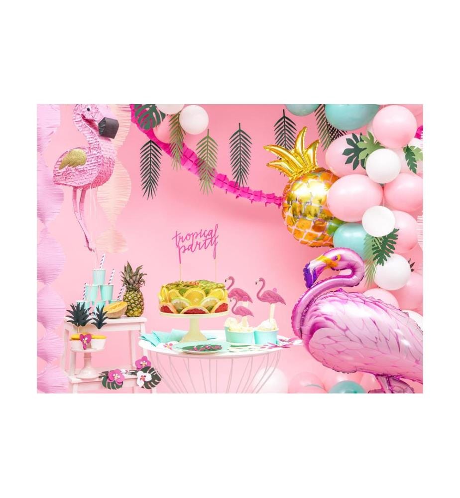 PARTYDECO - Pinata Flamingo, 25 x 55 x 8 cm, Pink, 1 Stück