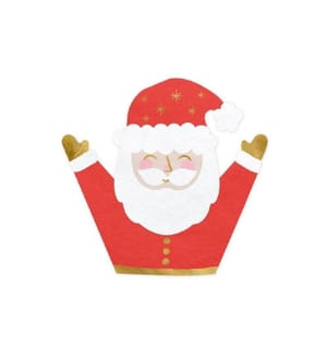 PARTYDECO - Serviettes de Noël Père Noël 20 pièces