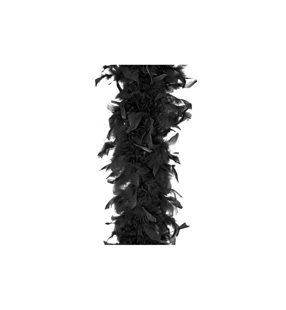 PARTYDECO - Partyaccessoire Boa Schwarz