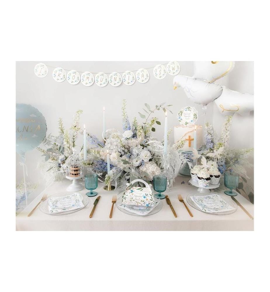 PARTYDECO - Folienballon Taube 80 x 100 cm, Weiss