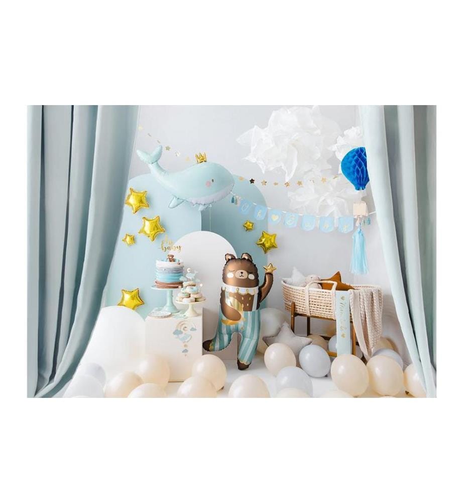 PARTYDECO - Folienballon Teddybär 72 x 104 cm