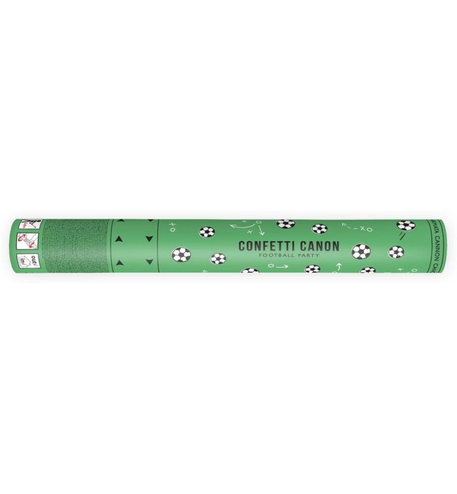 PARTYDECO - Streudeko Konfettikanone Fussball 40 cm
