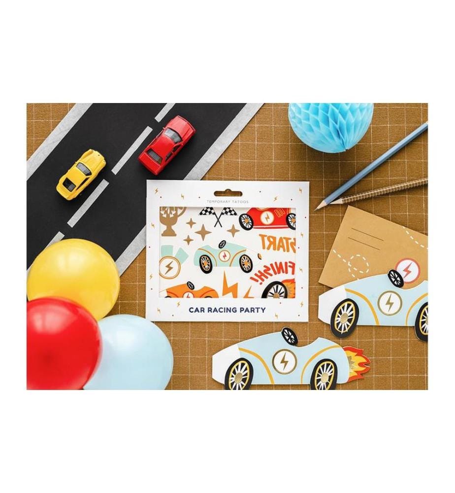 PARTYDECO - Tattoo Set Auto 11 Motive
