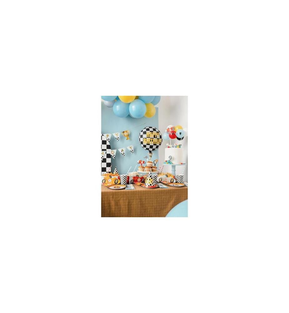 PARTYDECO - Partyhüte Auto 16 cm, 6 Stück