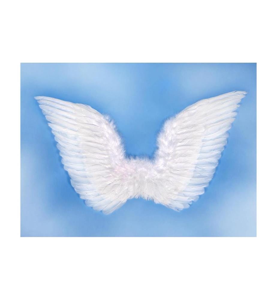 PARTYDECO - Partyaccessoire Engelsflügel 75 x 45 cm, Weiss