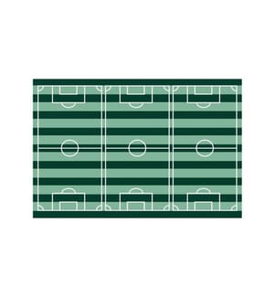 PARTYDECO - Nappe Terrain de football, menthe, 180 x 120 cm