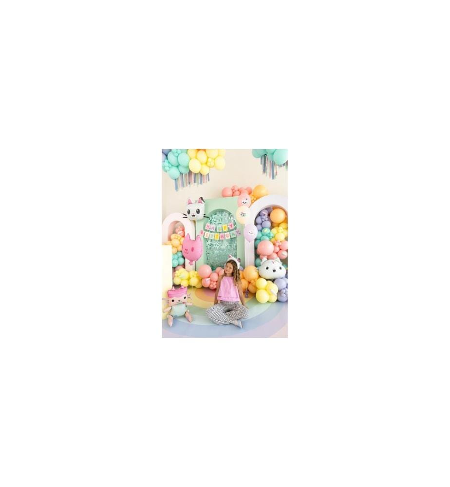 PARTYDECO - Girlande Gabbys Dollhouse Happy Birthday, 1.8 m