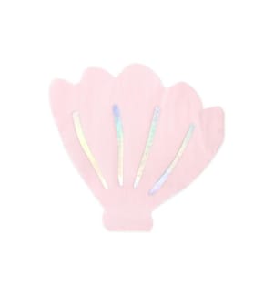 PARTYDECO - Serviettes en papier Coquillage 13 cm x 12,5 cm, 20 Pièce/s