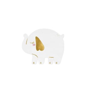 PARTYDECO - Serviettes en papier Éléphant 16 x 13.5 cm, 12 pièces