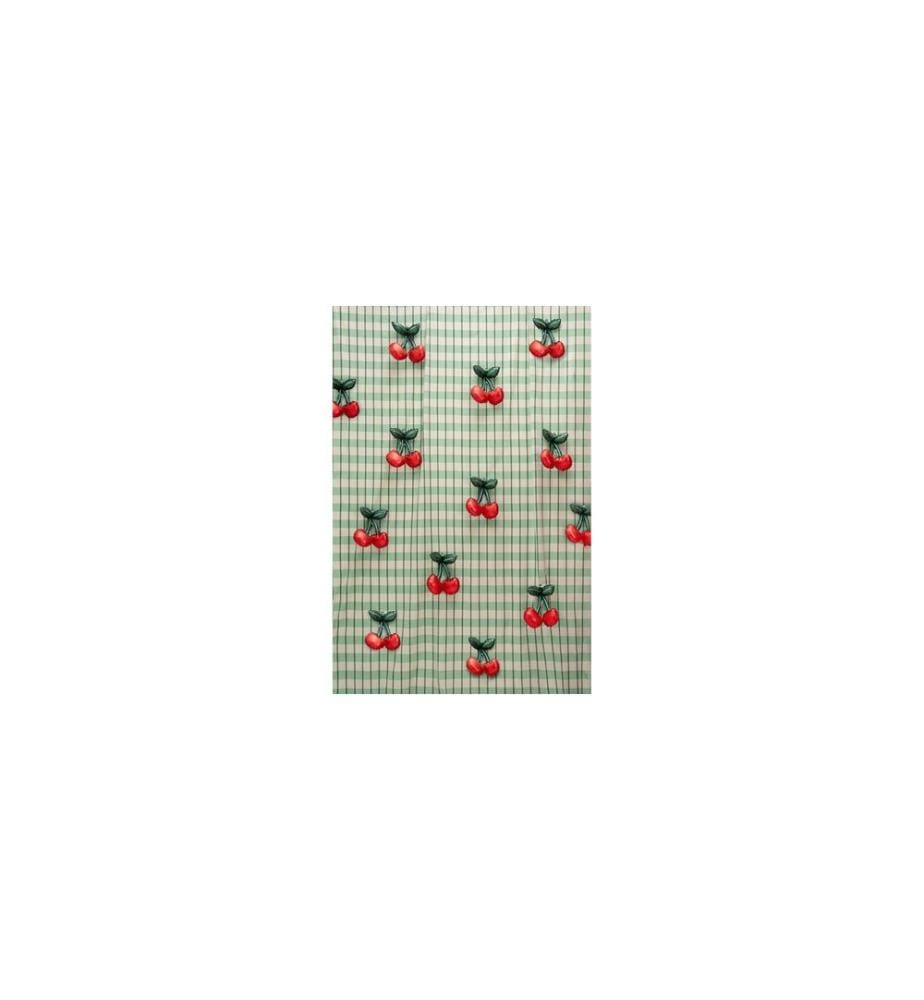 PARTYDECO - Ballon en aluminium cerises, Vert / rouge, 28 x 31 cm, 3 pièces
