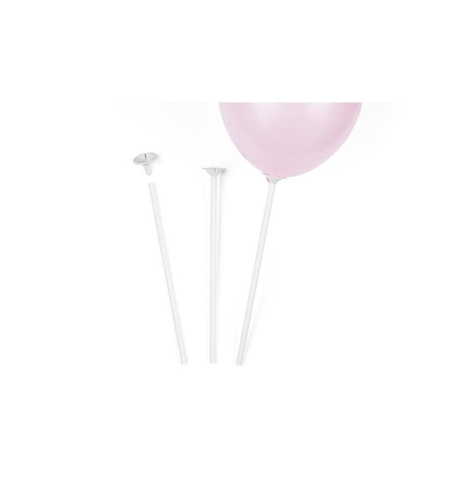 PARTYDECO - 100er-Set Weiss, 30 cm
