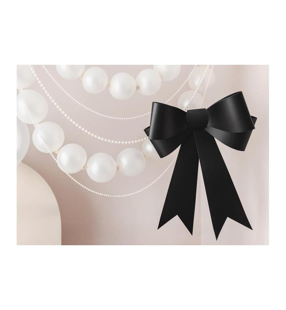 PARTYDECO - Perlenkette, 1.2 x 500 cm, Weiss