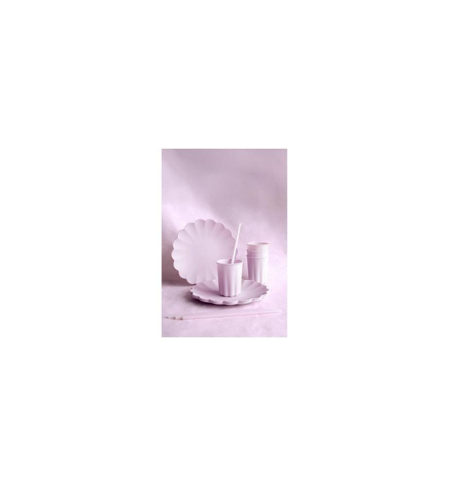 PARTYDECO - Nappe jetable, 120 x 180 cm, violet clair, 1 pièce