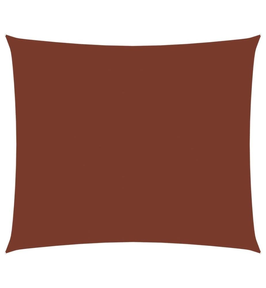 Sonnensegel Oxford-Gewebe Rechteckig 3x4 m Terrakotta-Rot