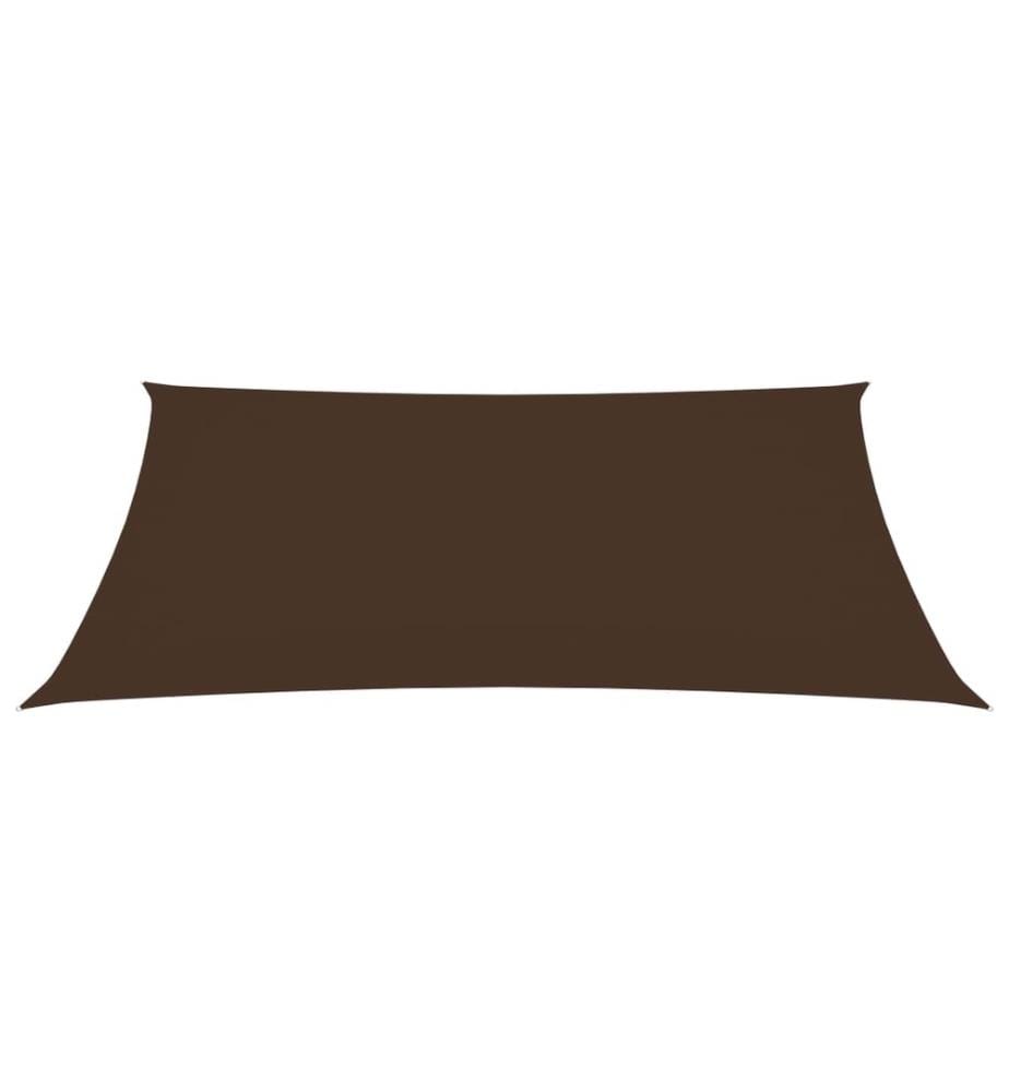 Sonnensegel Oxford-Gewebe Rechteckig 3x4 m Braun