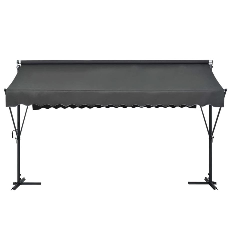Freistehende Markise 400x300 cm Anthrazit