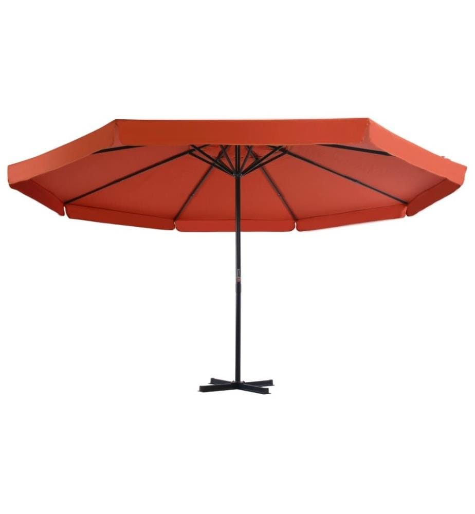 Sonnenschirm mit Schirmständer Terrakotta-Rot