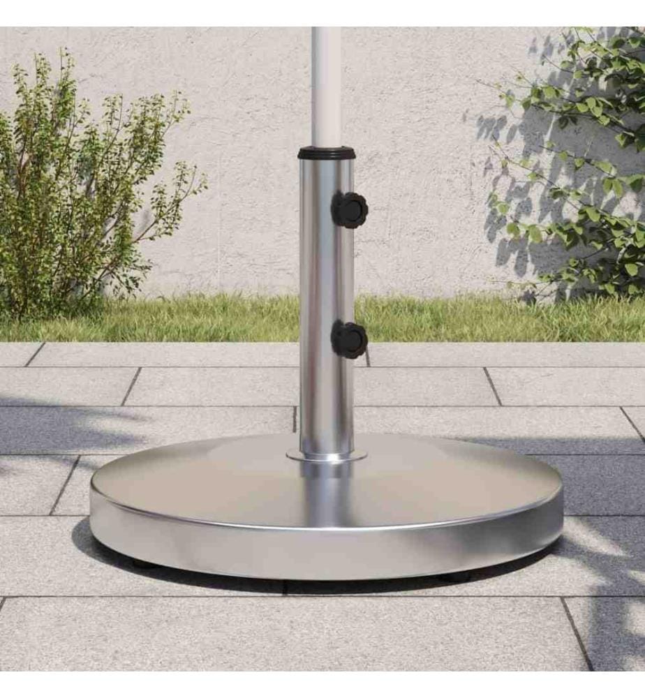 Base de parasol pour mâts Ø32/38/48 mm 25 kg rond