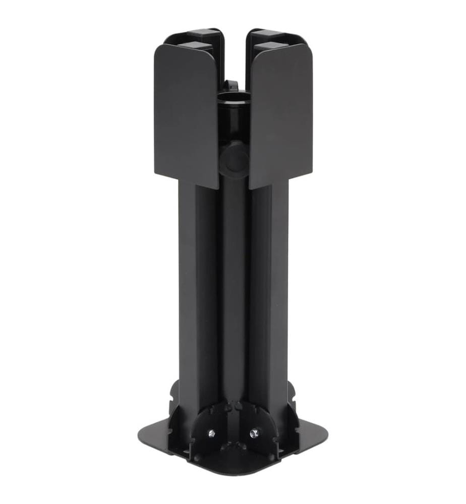 Klappständer für Sonnenschirm Ø38/48 mm Mast Schwarz Stahl
