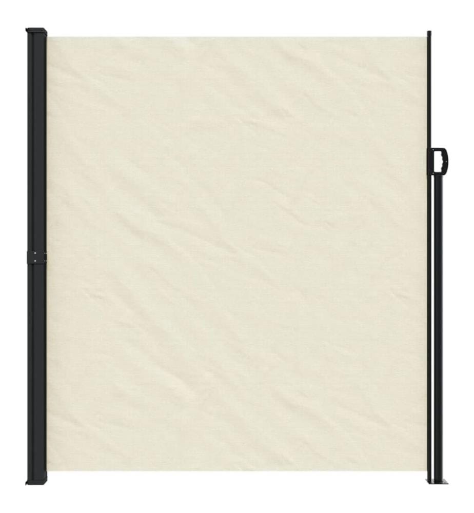 Auvent latéral rétractable crème 220x600 cm