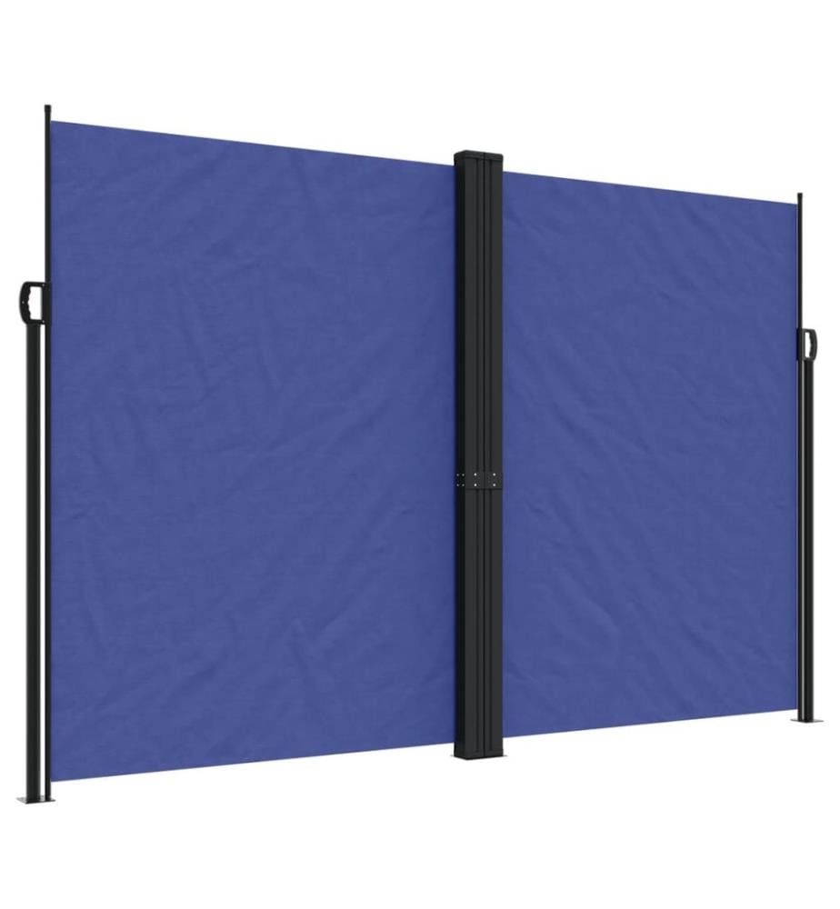 Seitenmarkise Ausziehbar Blau 220x1000 cm