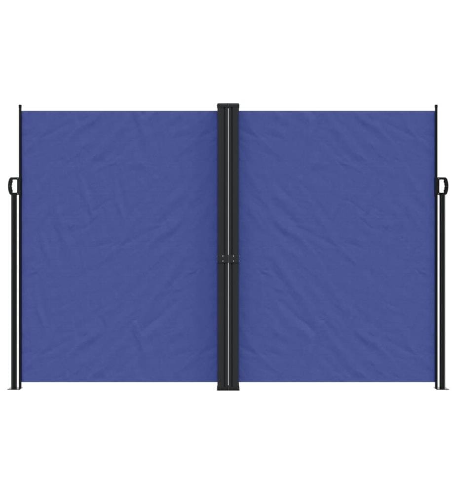 Seitenmarkise Ausziehbar Blau 220x1000 cm