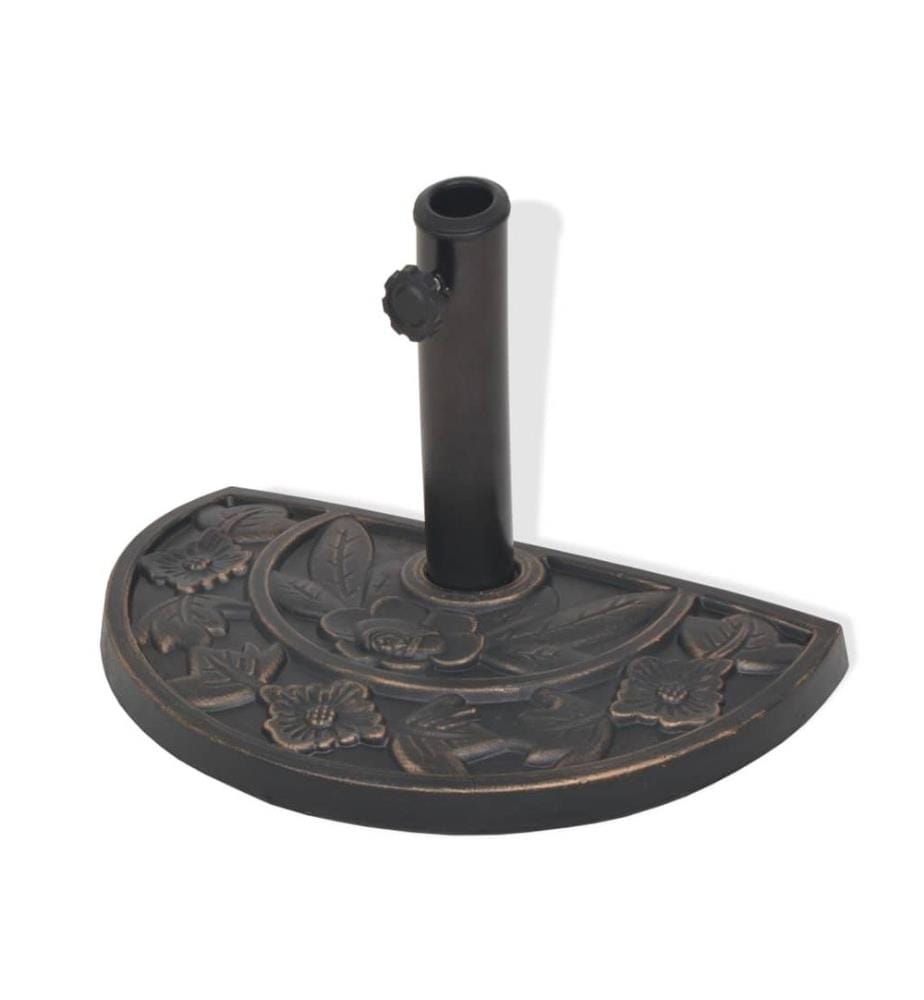 Sonnenschirmständer Harz Halbrund Bronze 9 kg