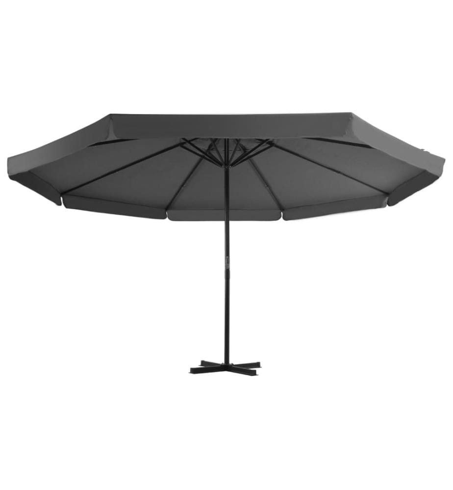 Sonnenschirm mit Aluminium-Mast 500 cm Anthrazit