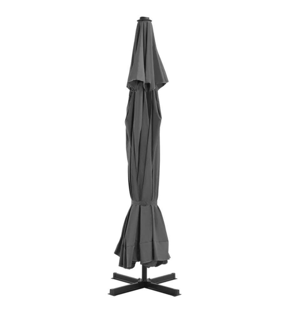 Sonnenschirm mit Aluminium-Mast 500 cm Anthrazit