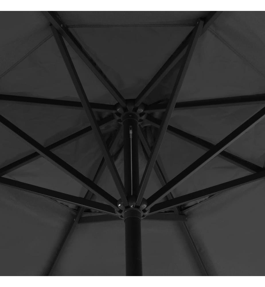 Sonnenschirm mit Aluminium-Mast 500 cm Anthrazit